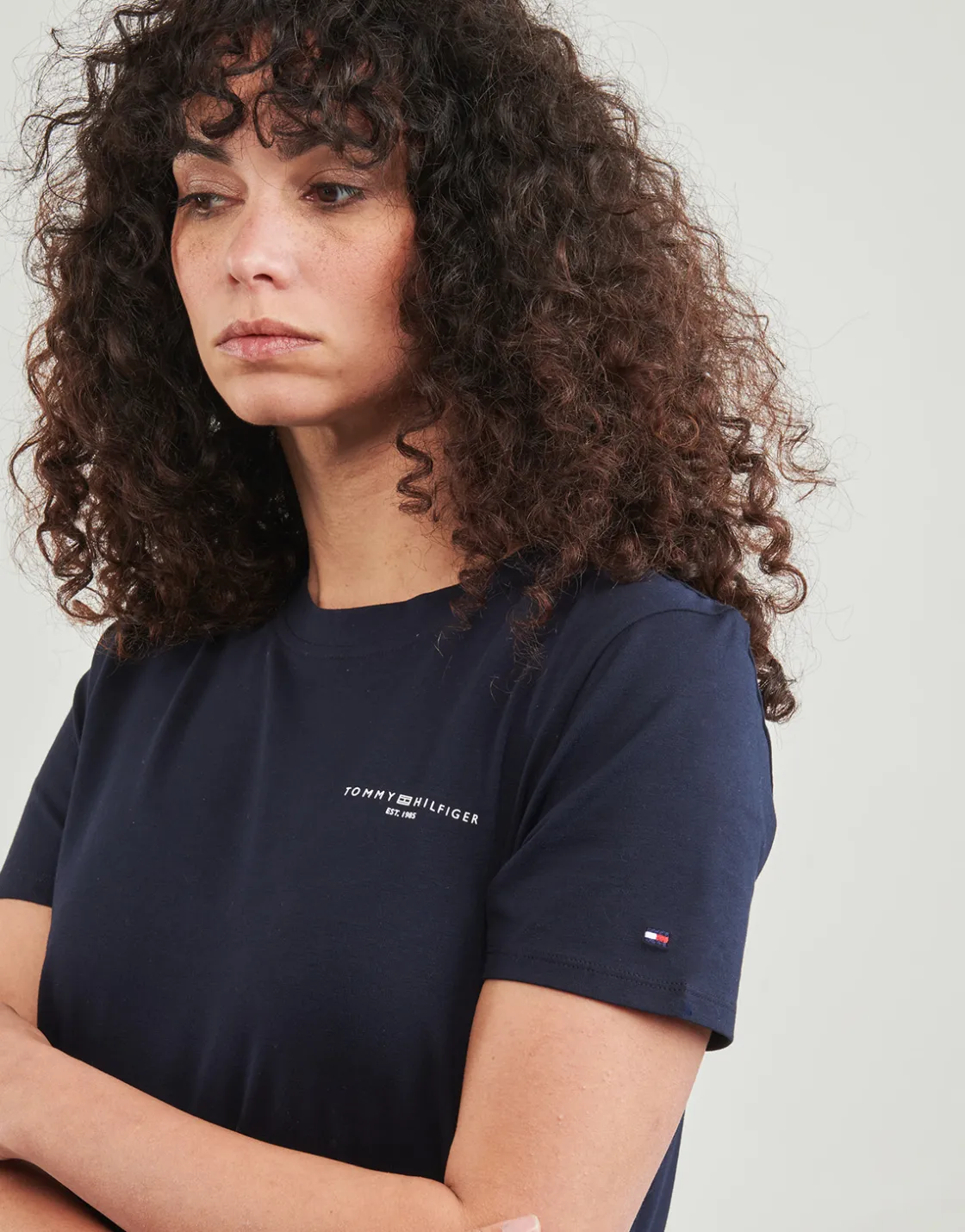 Tommy Hilfiger - 1985 REG MINI CORP LOGO C-NK SS Marine Best