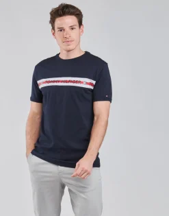 Tommy Hilfiger - CN SS TEE LOGO Marine Outlet