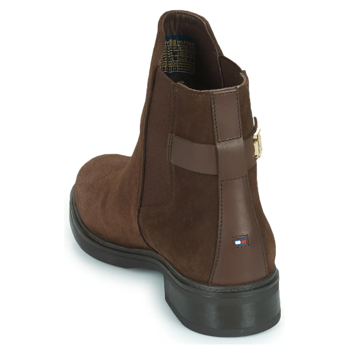 Tommy Hilfiger - Coin Suede Flat Boot< Bottines / Boots