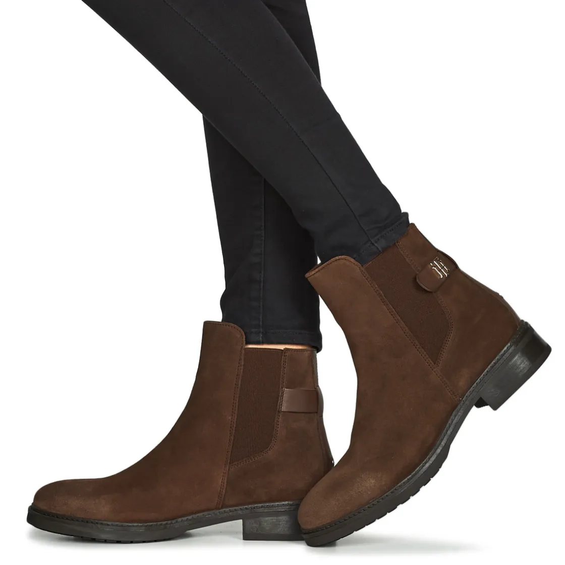 Tommy Hilfiger - Coin Suede Flat Boot< Bottines / Boots
