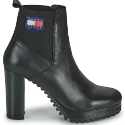 Tommy Jeans - Essentials High Heel Boot Noir Outlet