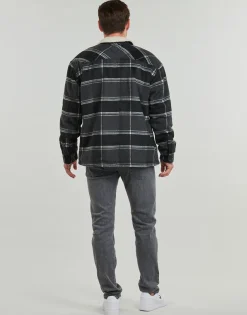 Tommy Jeans - TJM CHECK SHERPA OVERSHIRT EXT< Chemises