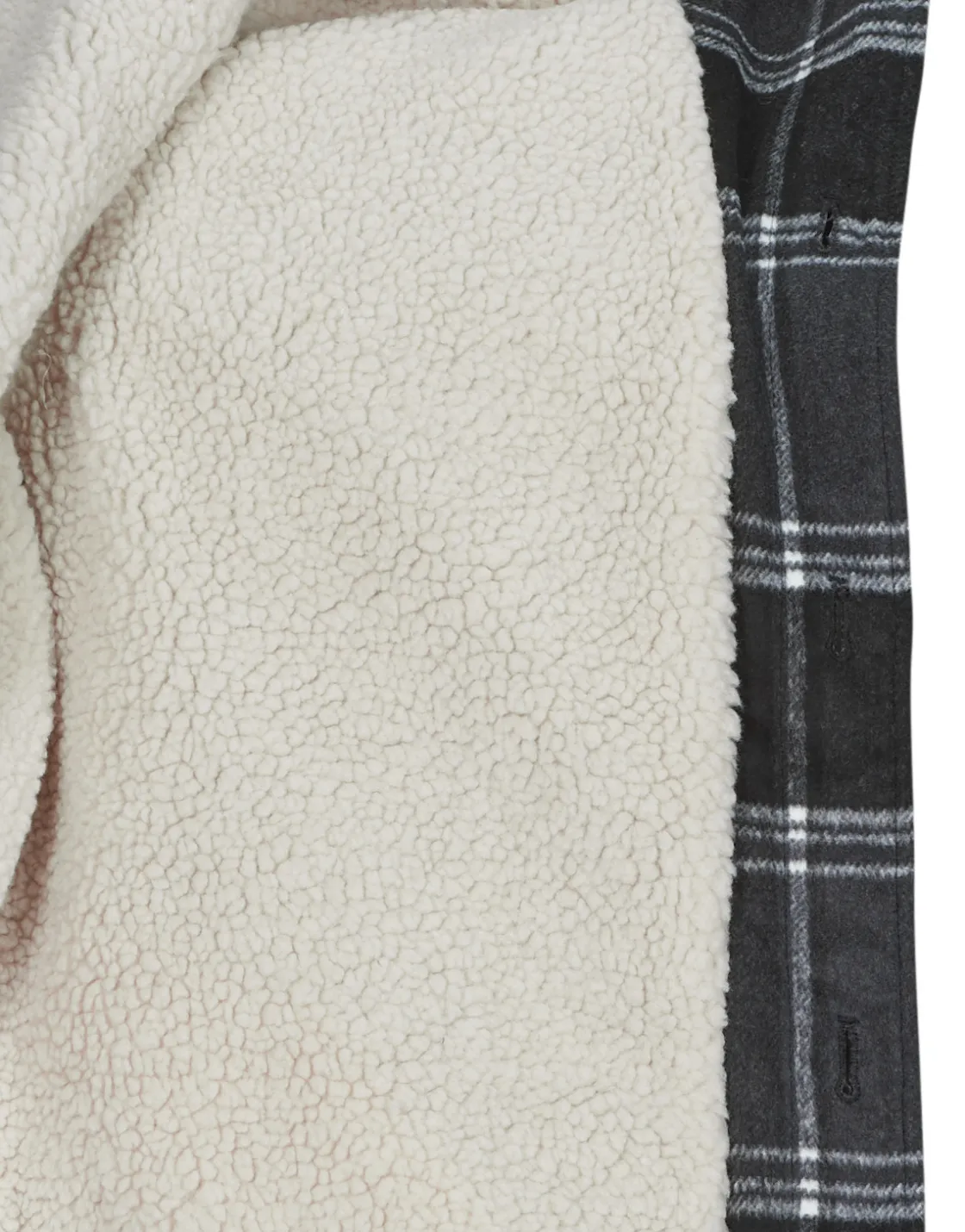 Tommy Jeans - TJM CHECK SHERPA OVERSHIRT EXT< Chemises