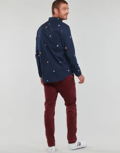 Tommy Jeans - TJM CLSC FLAG CRITTER SHIRT Marine Hot