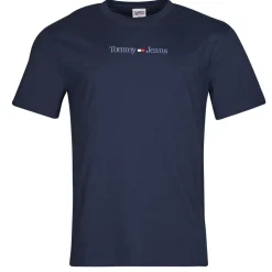 Tommy Jeans - TJM CLSC SMALL TEXT TEE Marine Online