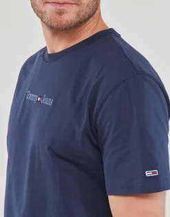 Tommy Jeans - TJM CLSC SMALL TEXT TEE Marine Online
