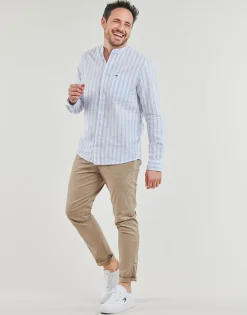 Tommy Jeans - TJM MAO STRIPE LINEN BLEND SHIRT