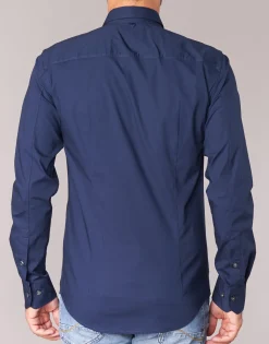 Tommy Jeans - TJM ORIGINAL STRETCH SHIRT Marine Outlet