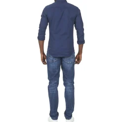 Tommy Jeans - TJM ORIGINAL STRETCH SHIRT Marine Outlet