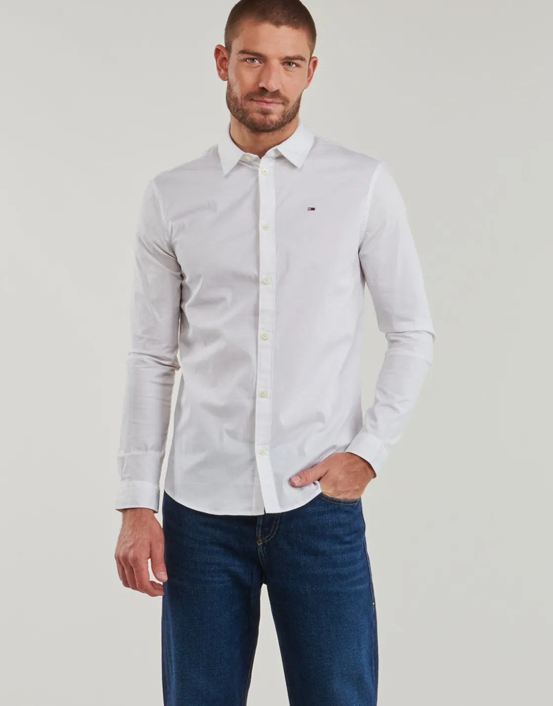 Tommy Jeans - TJM ORIGINAL STRETCH SHIRT< Chemises