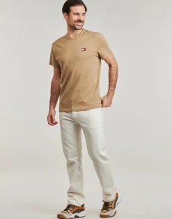 Tommy Jeans - TJM REG BADGE TEE EXT Marron