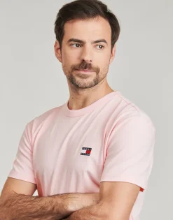 Tommy Jeans - TJM REG BADGE TEE EXT Rose New