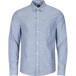 Tommy Jeans - TJM REG LINEN BLEND SHIRT< Chemises
