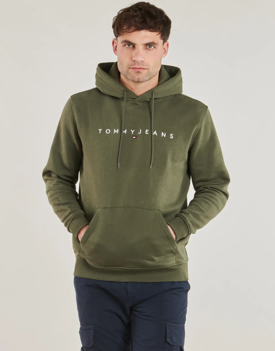 Tommy Jeans Sweats & Polaires^- TJM REG LINEAR LOGO HOODIE EXT