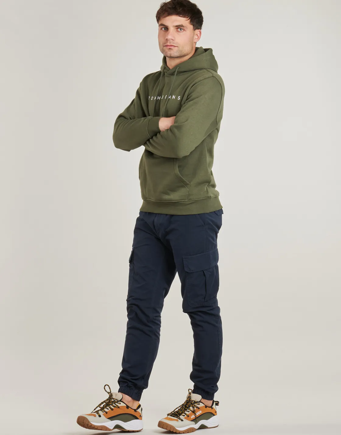 Tommy Jeans Sweats & Polaires^- TJM REG LINEAR LOGO HOODIE EXT