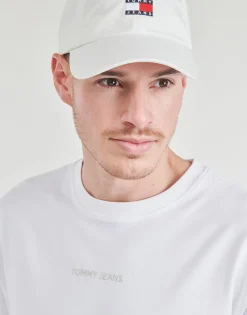 Tommy Jeans - TJM REG S NEW CLASSICS TEE EXT Blanc Sale