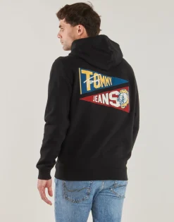 Tommy Jeans Sweats & Polaires^- TJM REG UNI FLAG TIGER HOODIE
