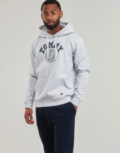 Tommy Jeans - TJM REG WASHED PREP EXPLR HOODIE Gris