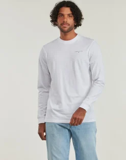 Tommy Jeans - TJM SLIM LINEAR CHST L/S TEE EXT Blanc New