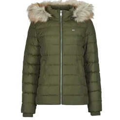 Tommy Jeans - TJW BASIC HOODED DOWN JACKET EXT Kaki New