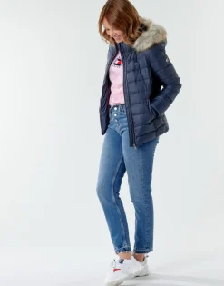 Tommy Jeans Manteaux^- TJW BASIC HOODED DOWN JACKET