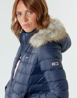 Tommy Jeans Manteaux^- TJW BASIC HOODED DOWN JACKET