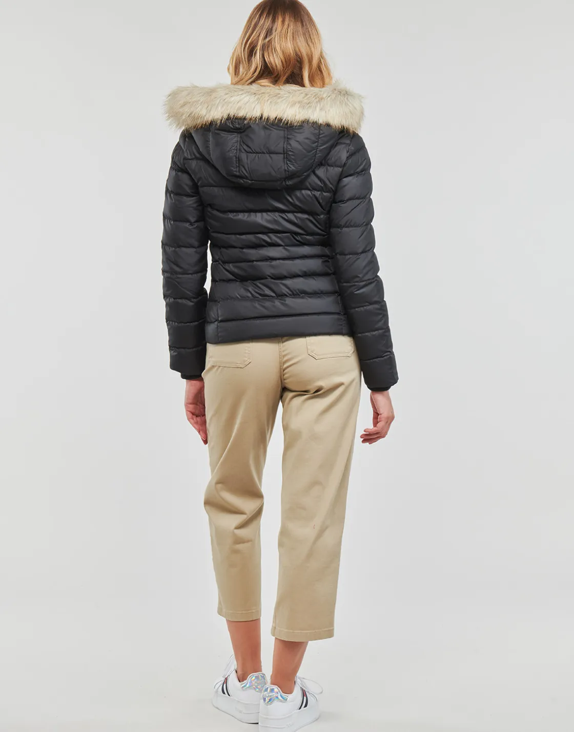 Tommy Jeans Manteaux^- TJW BASIC HOODED DOWN JACKET