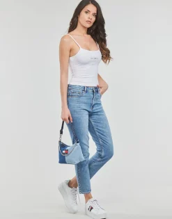 Tommy Jeans T-shirts & Polos^- TJW BBY COLOR LINEAR STRAP TOP
