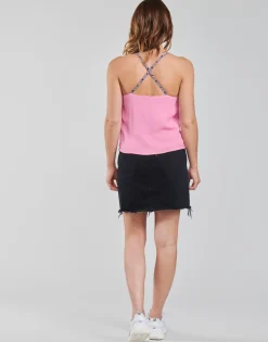 Tommy Jeans - TJW CAMI TOP BUTTON THRU< Tops / Blouses