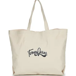 Tommy Jeans Cabas / Sacs Shopping^- TJW CANVAS TOTE NATURAL