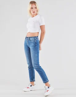 Tommy Jeans Tops / Blouses^- TJW CROP RUCHE TOP