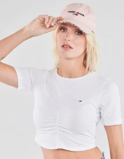 Tommy Jeans Tops / Blouses^- TJW CROP RUCHE TOP