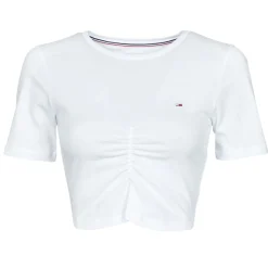 Tommy Jeans Tops / Blouses^- TJW CROP RUCHE TOP