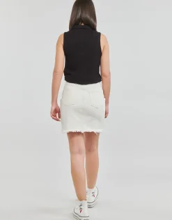 Tommy Jeans - TJW CROP SLEEVELESS RIB POLO Noir Clearance