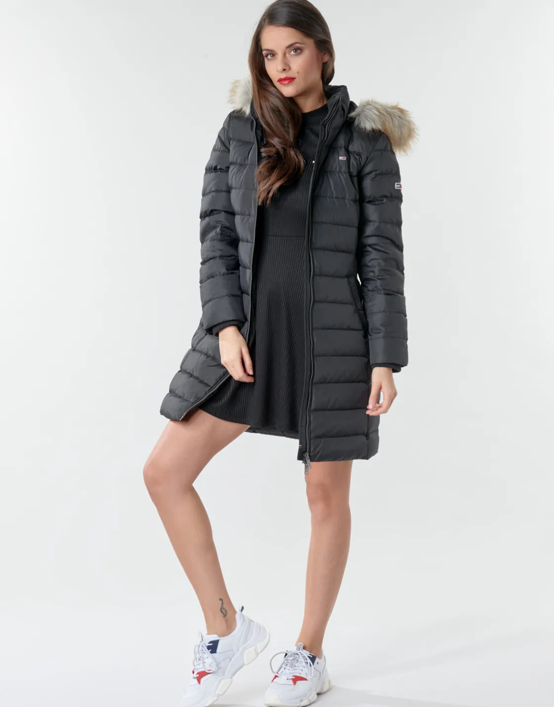 Tommy Jeans Manteaux^- TJW ESSENTIAL HOODED DOWN COAT