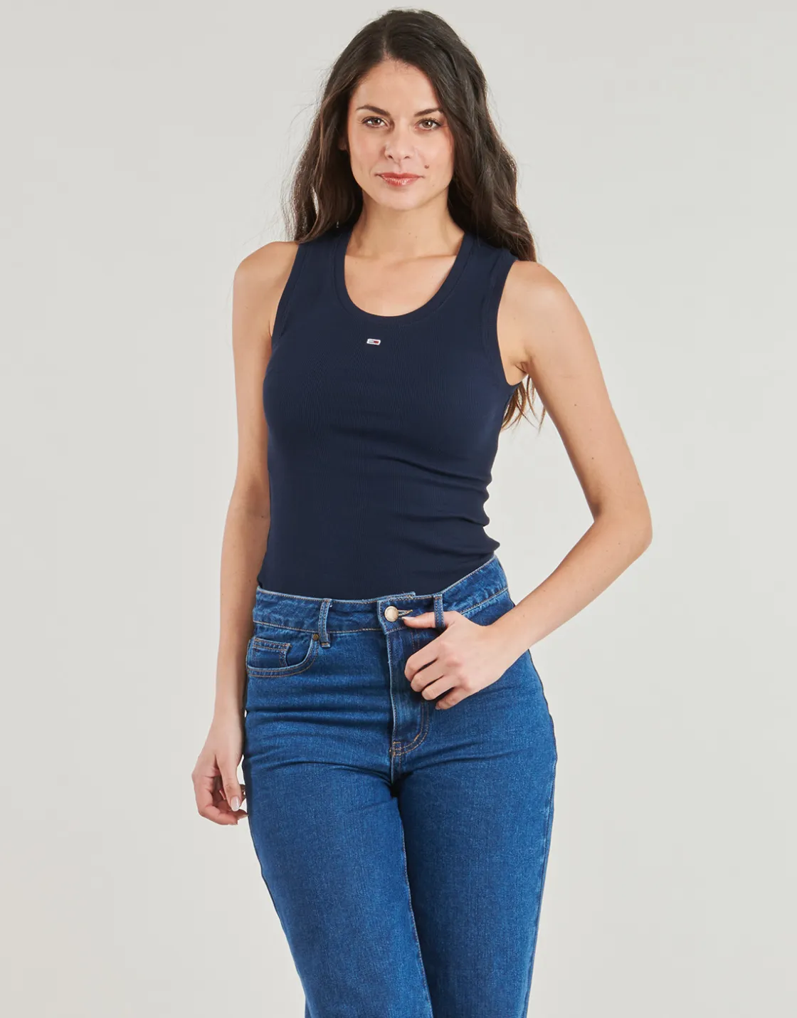 Tommy Jeans T-shirts & Polos^- TJW ESSENTIAL RIB TANK EXT