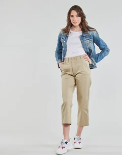 Tommy Jeans - TJW HIGH RISE STRAIGHT Beige Discount