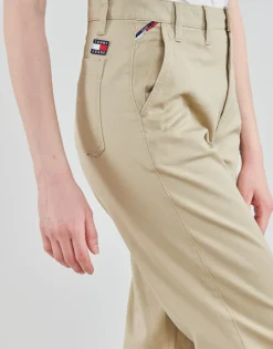 Tommy Jeans - TJW HIGH RISE STRAIGHT Beige Discount
