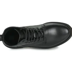 Tommy Jeans - TJW LACE UP FLAT BOOT Noir Hot