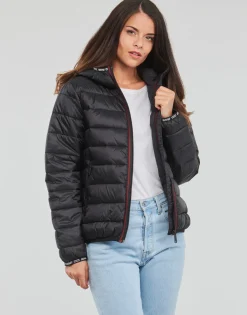 Tommy Jeans - TJW QUILTED TAPE HOODED JACKET< Manteaux