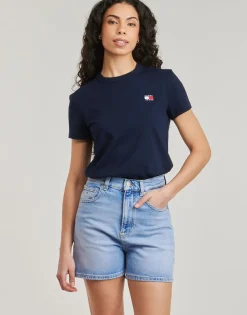 Tommy Jeans - TJW  REG BADGE TEE Noir Clearance