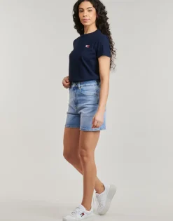 Tommy Jeans - TJW  REG BADGE TEE Noir Clearance
