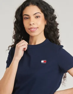 Tommy Jeans - TJW  REG BADGE TEE Noir Clearance