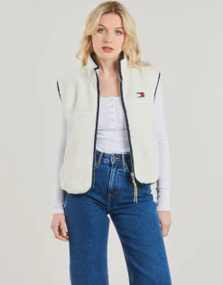 Tommy Jeans Manteaux^- TJW REVERSIBLE TEDDY VEST