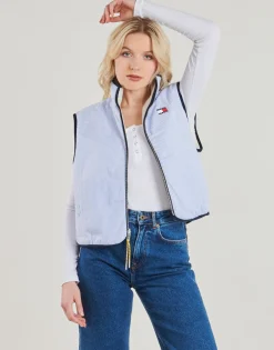 Tommy Jeans Manteaux^- TJW REVERSIBLE TEDDY VEST