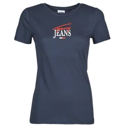 Tommy Jeans - TJW SKINNY ESSENTIAL LOGO 1 SS Marine Discount