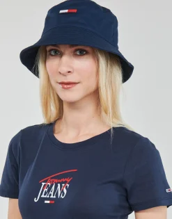 Tommy Jeans - TJW SKINNY ESSENTIAL LOGO 1 SS Marine Discount