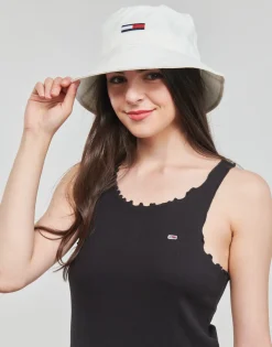 Tommy Jeans - TJW SKINNY RIB BABYLOCK TANK Noir New
