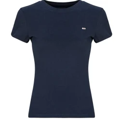 Tommy Jeans - TJW SLIM C-NECK TEE Marine Outlet