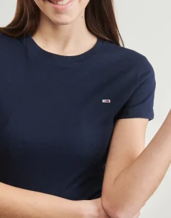Tommy Jeans - TJW SLIM C-NECK TEE Marine Outlet